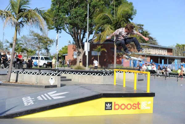 Mike Marks Switch Flip at adidas Skate Copa LA