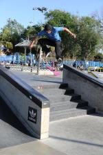 Enzo Nollie Flipping at adidas Skate Copa LA