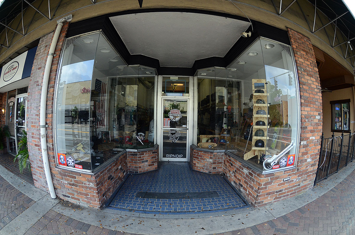 The Boardr Skateboarding Store Gainesville Door