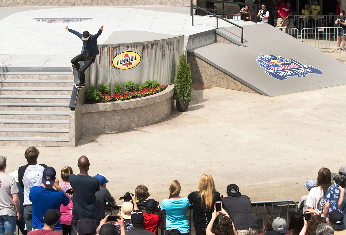 Curren Gap to Nosegrind at Red Bull Hart Lines Detroit 2015
