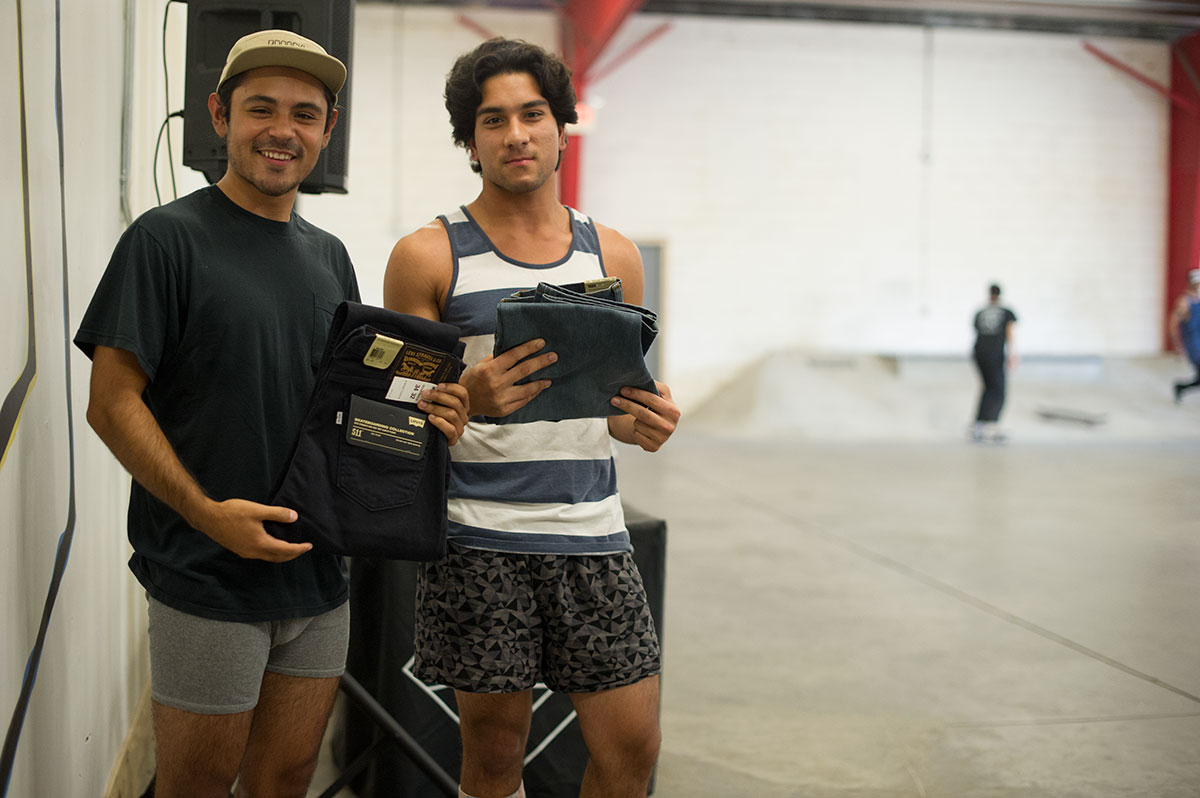 Free Pants at Levi's and Hellaclips DIY Tampa Skateboarding Spot Delivery