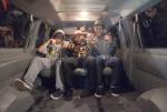 Robbie, Josh, and James in the Van