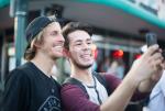 Selfies with Jaws at Zappos Rideshop 2015