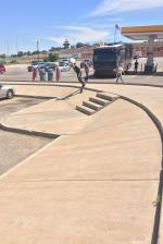 Skate Spot at a Rest Stop on the Road to X Games