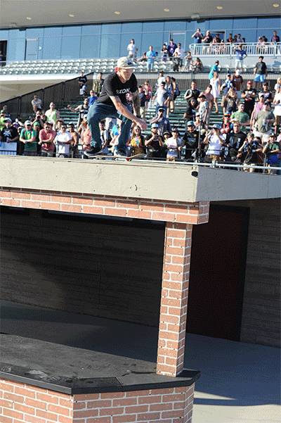 Dustin Back 360 at The Boardr Am Finals at X Games 2015