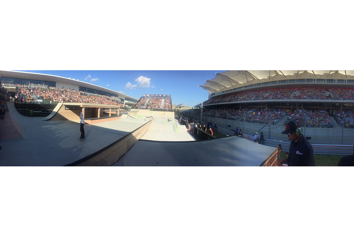 The Crowd at The Boardr Am Finals at X Games 2015