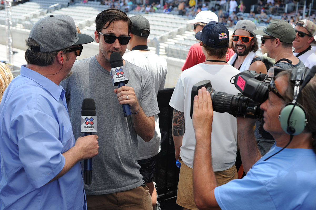Tim O'Connor Announces at X Games 2015