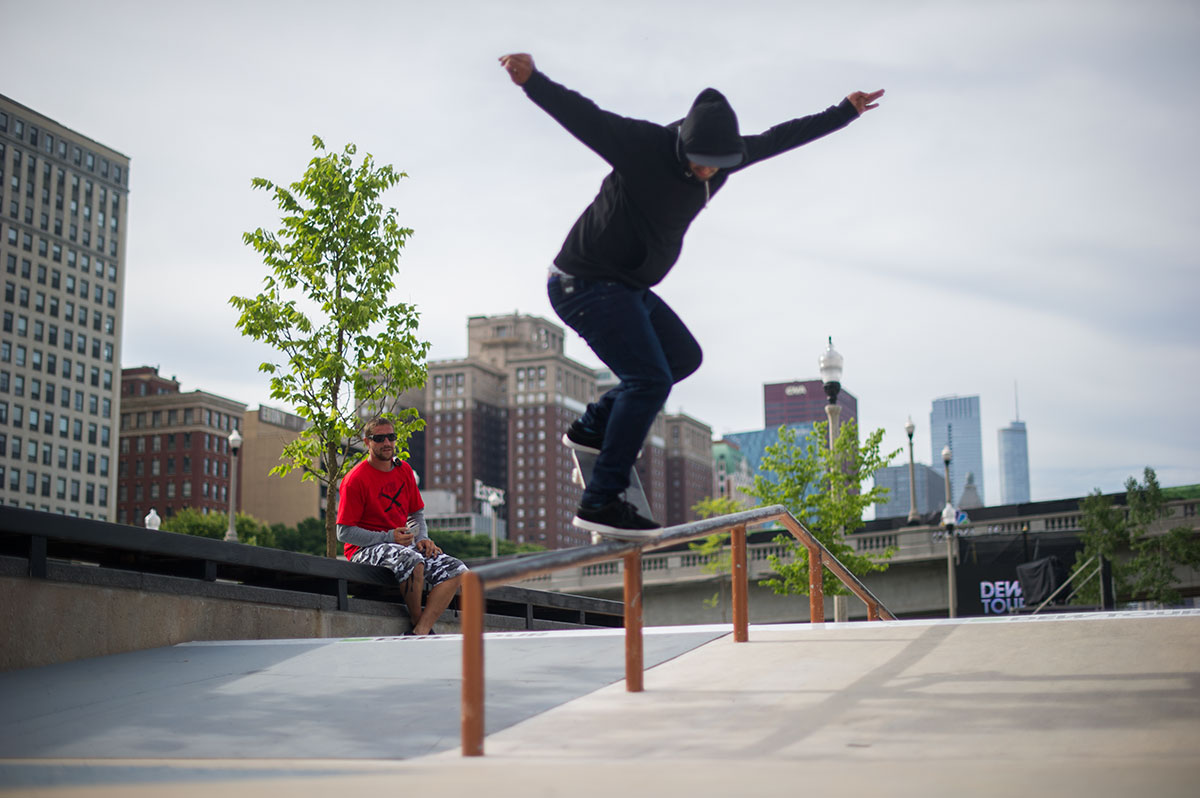 Kelvin Nollie BS Overcook at Dew Tour Chicago