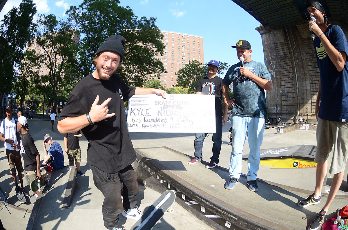 Kyle's Award at adidas Skate Copa NYC