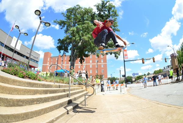 Into the Street at Innoskate Greenville