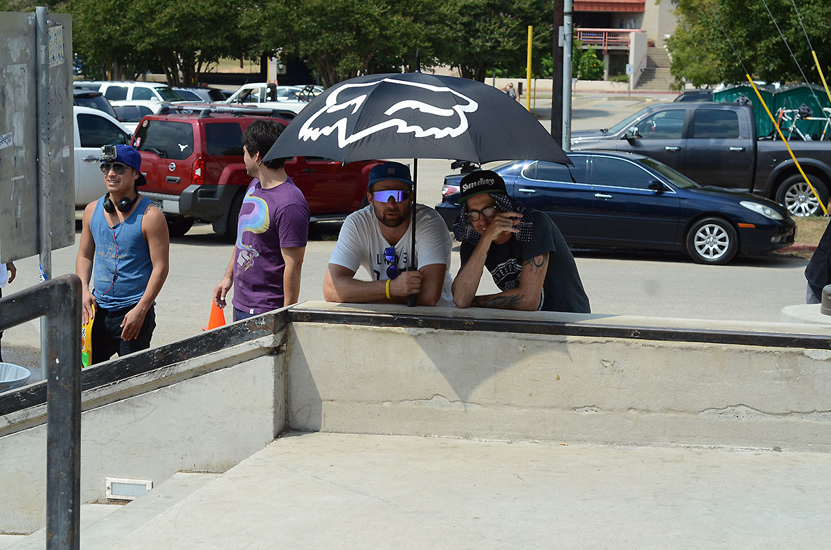 Umbrellas at Born and Raised 2015