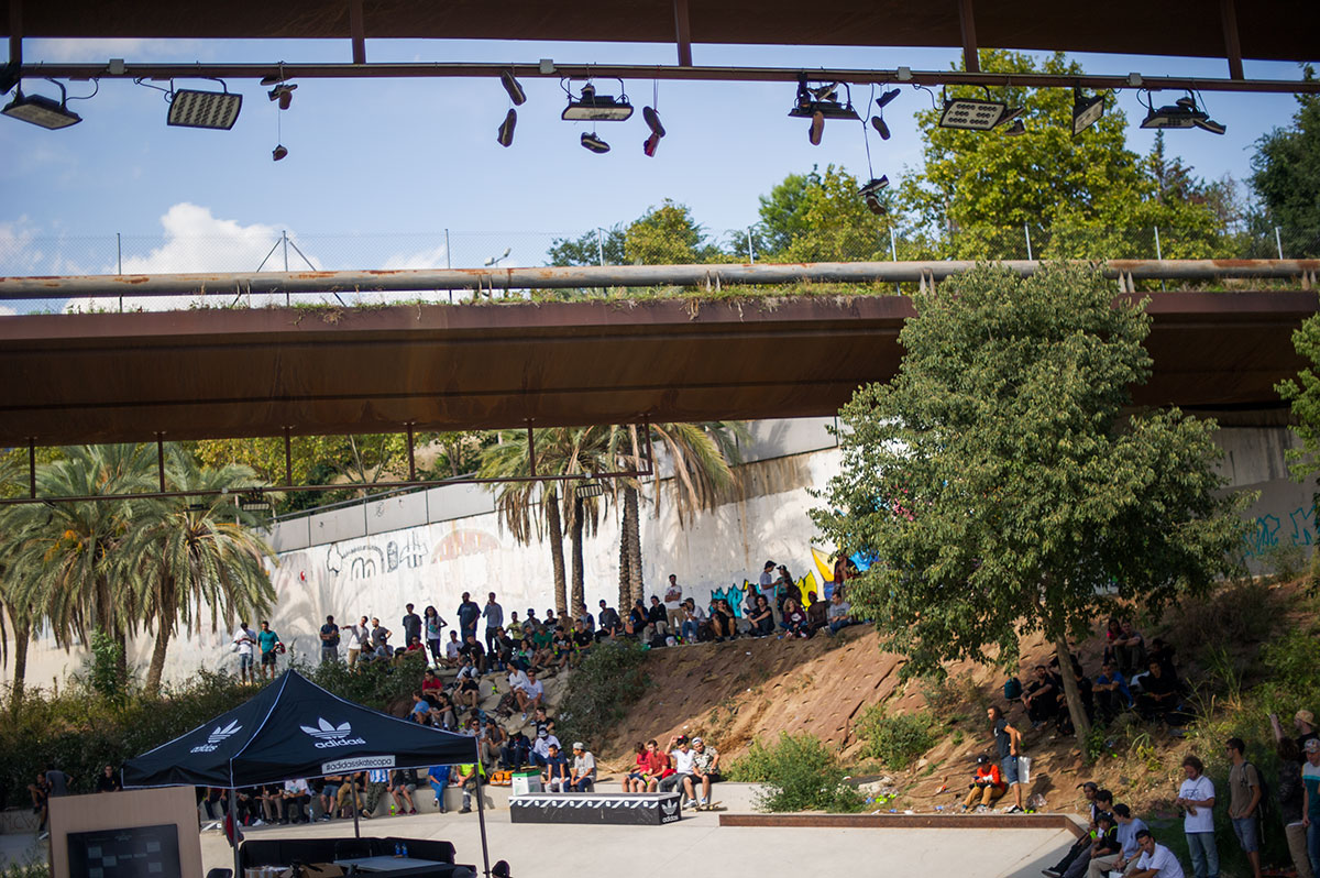 Shoes on the Wire at adidas Skate Copa Barcelona 2015