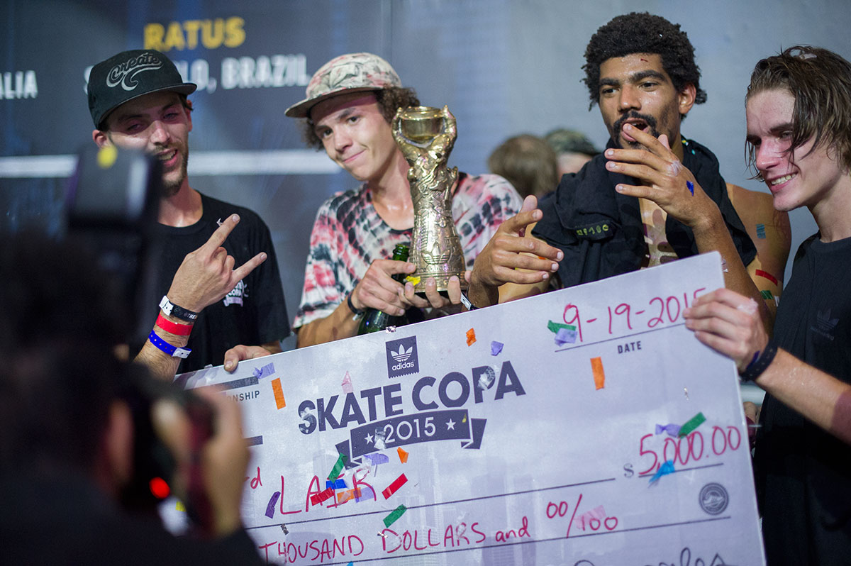 3rd Lair Trophy at adidas Skate Copa Global Finals 2015