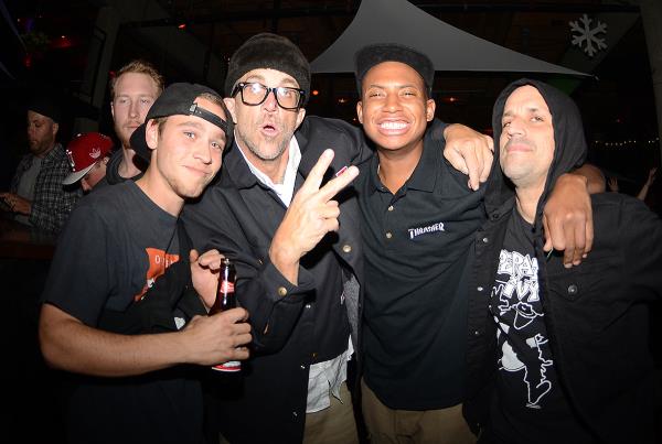 Ishod Wair is All Smiles at the Thrasher SOTY Party