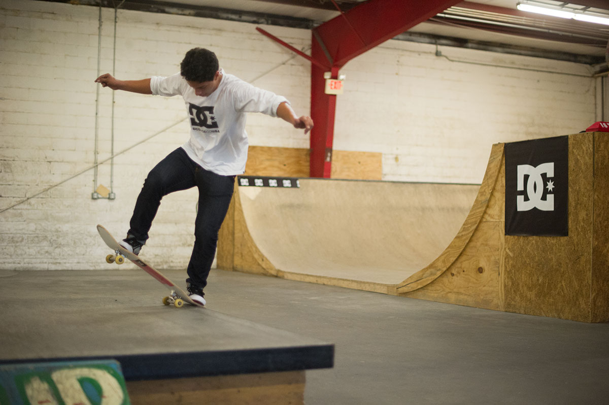 Front Bluntslide at the Red Curb Rampage