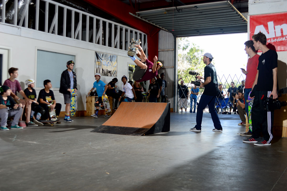 Backflip at the Grind for Life 2015 Annual Awards