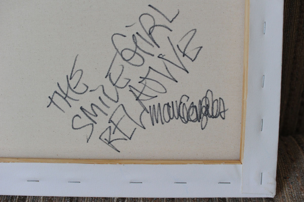 Mark Gonzales Christmas Gift Signature