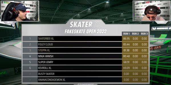 2022 Skater XL Fakeskate Open Uses The Boardr Live Scoring App