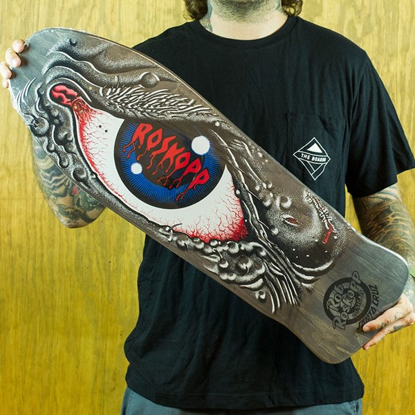 Roskopp Eye Reissue Deck Black In Stock at The Boardr
