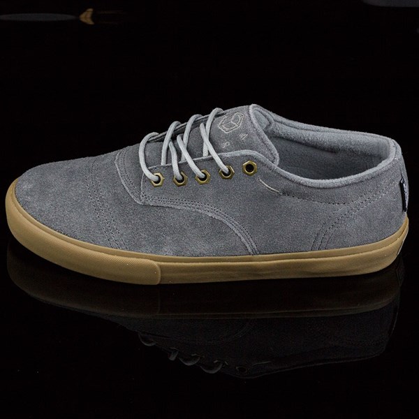 Jaws Shoes Mid Grey, Gum In Stock at The Boardr