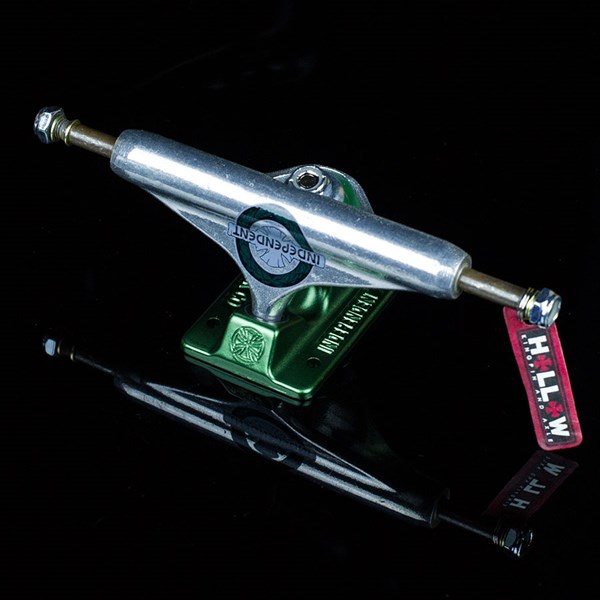 Stage 11 Haslam Forged Hollow Trucks Silver, Green In Stock at The Boardr