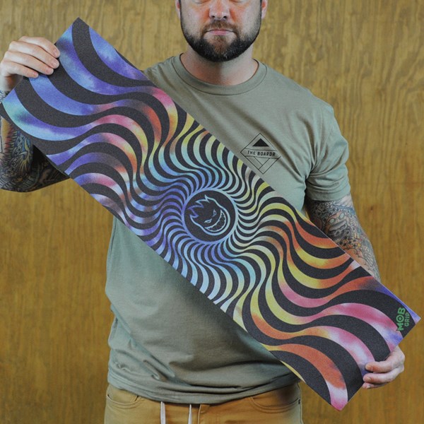Mob X Spitfire Trippy Grip Tape Tie Dye In Stock at The Boardr