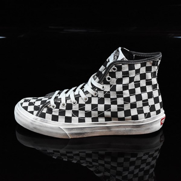 high top checkerboard vans - sochim.com