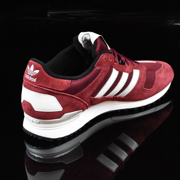 mens adidas burgundy zx 700 trainers
