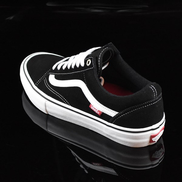 Old Skool Pro Shoes Black White Red In Stock At The Boardr