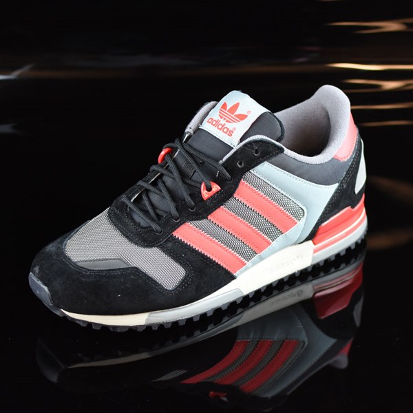 ZX 700 Shoes Black, Tomato In Stock at The Boardr