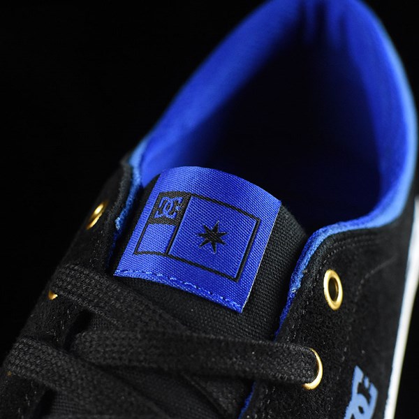 dc shoes black and blue