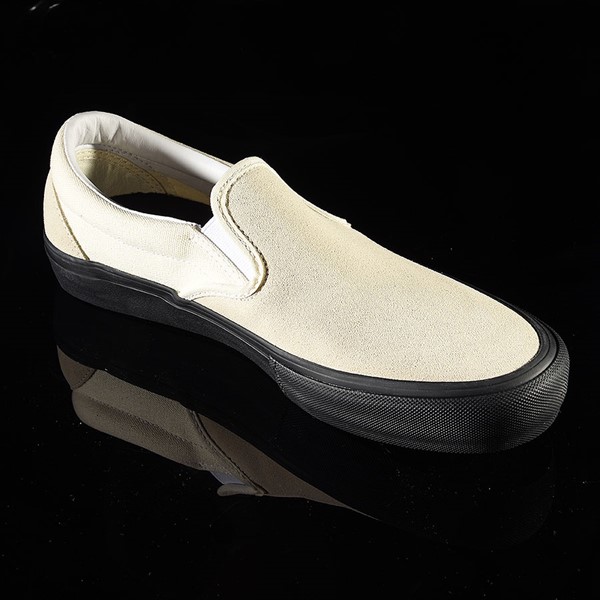 vans slip on pro classic white black